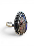 Monarch Opal Solid 925 Sterling Silver Ring 8