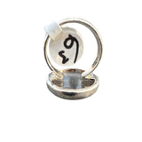 Fluorite Solid 925 Sterling Silver Ring 6.5