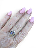 Monarch Opal Solid 925 Sterling Silver Ring 9