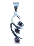Amethyst Solid 925 Sterling Silver Pendant