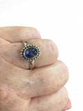 Blue Kyanite Solid 925 Sterling Silver Ring 8