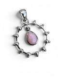 Pink Opal Solid 925 Sterling Silver