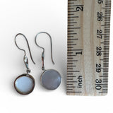 Mother of Pearl Solid 925 Sterling Silver Earrings