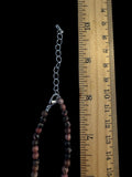 Rhodonite 4 mm Beaded Necklace