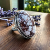 Wild Horse Jasper Solid 925 Sterling Silver Ring 5