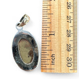 Crazy Lace Agate round Solid 925 Sterling Silver Pendant