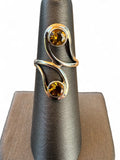 Citrine Solid 925 Sterling Silver Ring 5.5