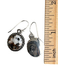 White Buffalo Solid 925 Sterling Silver Earrings