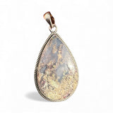 Moss Agate Solid 925 Sterling Silver Pendant