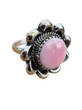 Pink Queen Conch Solid 925 Sterling Silver Ring 8