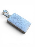 White Scolecite Solid 925 Sterling Silver Pendant