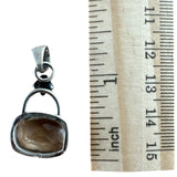 White Topaz Solid 925 Sterling Silver Pendant