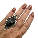 Mud Crack Solid 925 Sterling Silver Ring 8.5