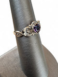 Amethyst Solid 925 Sterling Silver Ring 6