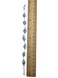 Golden Hills Turquoise Solid 925 Sterling Silver Bracelet