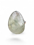 Prehnite Solid 925 Sterling Silver Ring 9