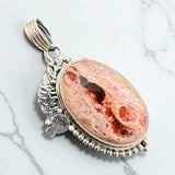 Mexican Fire Opal Solid 925 Sterling Silver Pendant