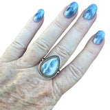 Scheelite Solid 925 Sterling Silver Ring 9.5