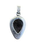 Black Rutilated Quartz Solid 925 Sterling Silver Pendant