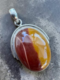 Mookaite Jasper Solid 925 Sterling Silver Pendant