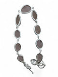 Morganite Solid 925 Sterling Silver Bracelet