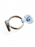 Sponge Coral moon Solid 925 Sterling Silver Ring 6