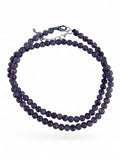 Amethyst 4 mm Beaded Necklace