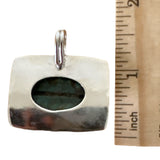 African Turquoise Solid 925 Sterling Silver Pendant
