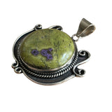 Atlantasite Solid 925 Sterling Silver Pendant