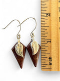 Red Moss Agate Solid 925 Sterling Silver Earrings