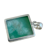 Chrysoprase Solid 925 Sterling Silver Pendant