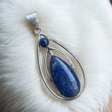 Blue Lapis Solid 925 Sterling Silver Pendant