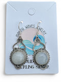 Moonstone Solid 925 Sterling Silver Earrings