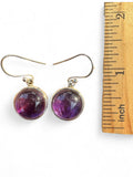 Amethyst Solid 925 Sterling Silver Earrings