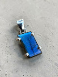 Faceted Labradorite Solid 925 Sterling Silver Pendant