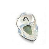 Prehnite Solid 925 Sterling Silver Ring 6