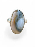 Ocean Jasper Solid 925 Sterling Silver Ring 7