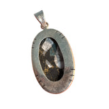 Turquoise & White Buffalo Solid 925 Sterling Silver Pendant