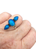 Paraiba Opal Solid 925 Sterling Silver Ring 7