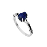 Blue Lapis Solid 925 Sterling Silver Ring