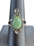 Sonoran Gold Turquoise Solid 925 Sterling Silver Ring 9