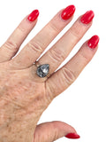 Silicon Solid 925 Sterling Silver Ring 9