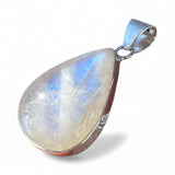 Rainbow Moonstone Solid 925 Sterling Silver Pendant