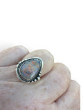 Monarch Opal Solid 925 Sterling Silver Ring 6.5
