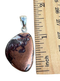 Michigan Copper Agate Solid 925 Sterling Silver Pendant