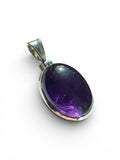 Amethyst Solid 925 Sterling Silver Pendant