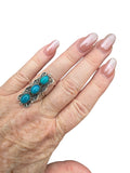 Paraiba Opal Solid 925 Sterling Silver Ring 7