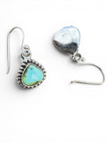 Sonoran Gold Turquoise Solid 925 Sterling Silver Earrings