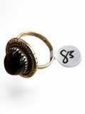 Black Onyx Solid 925 Sterling Silver Ring 8.5