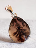 Scenic Agate Solid 925 Sterling Silver Pendant